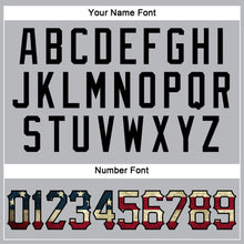 Load image into Gallery viewer, Custom Gray Vintage USA Flag-Black Performance T-Shirt