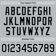 Load image into Gallery viewer, Custom Gray Black-White Authentic Throwback Baseball Jersey