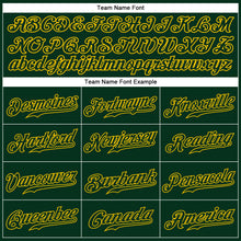 Load image into Gallery viewer, Custom Green Green-Gold Authentic Baseball Jersey