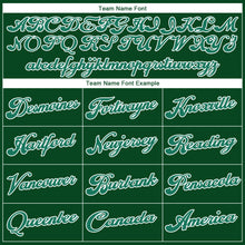 Load image into Gallery viewer, Custom Green Kelly Green-White Authentic Baseball Jersey
