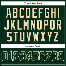 Load image into Gallery viewer, Custom Green Green-Cream Authentic Baseball Jersey