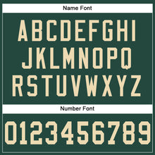 Load image into Gallery viewer, Custom Green Cream Mesh Authentic Football Jersey