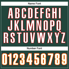 Load image into Gallery viewer, Custom Green White-Red Mesh Authentic Football Jersey