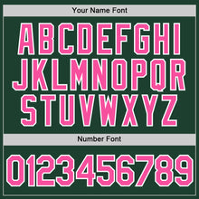 Load image into Gallery viewer, Custom Green Pink-White Performance T-Shirt