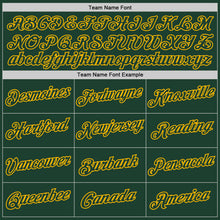 Load image into Gallery viewer, Custom Green Green-Gold Performance T-Shirt