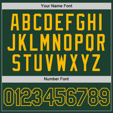 Load image into Gallery viewer, Custom Green Green-Gold Performance T-Shirt