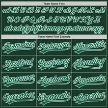 Load image into Gallery viewer, Custom Green Kelly Green-White Authentic Baseball Jersey