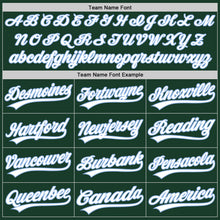 Load image into Gallery viewer, Custom Green White-Light Blue Authentic Baseball Jersey