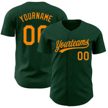 Load image into Gallery viewer, Custom Green Bay Orange Authentic Baseball Jersey