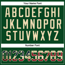 Load image into Gallery viewer, Custom Green Vintage USA Flag-City Cream Performance T-Shirt