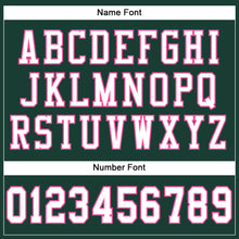 Load image into Gallery viewer, Custom Green White-Pink Mesh Authentic Football Jersey