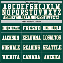 Load image into Gallery viewer, Custom Green White City Cream-Black Mesh Authentic Football Jersey