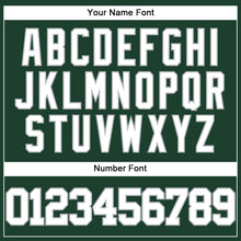 Load image into Gallery viewer, Custom Green White-Gray Authentic Baseball Jersey