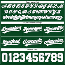 Load image into Gallery viewer, Custom Hunter Green White-Gray Authentic Basketball Shorts