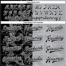 Load image into Gallery viewer, Custom Graffiti Pattern Black-Gray Scratch 3D Bomber Full-Snap Varsity Letterman Jacket