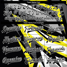 Load image into Gallery viewer, Custom Gray Black-Gold 3D Pattern Design Bomber Full-Snap Varsity Letterman Jacket