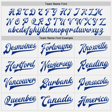 Load image into Gallery viewer, Custom White Royal Bomber Full-Snap Varsity Letterman Jacket