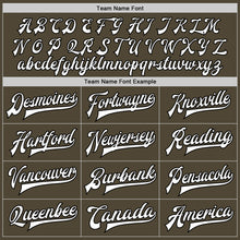 Load image into Gallery viewer, Custom Olive White-Black Bomber Full-Snap Varsity Letterman Salute To Service Jacket