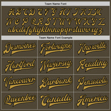 Load image into Gallery viewer, Custom Olive Old Gold-Black Bomber Full-Snap Varsity Letterman Salute To Service Jacket