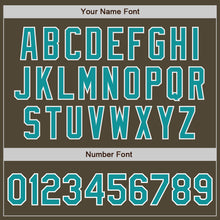 Load image into Gallery viewer, Custom Olive Teal-White Bomber Full-Snap Varsity Letterman Salute To Service Jacket