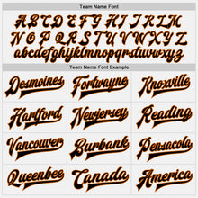 Load image into Gallery viewer, Custom White Black-Texas Orange Bomber Full-Snap Varsity Letterman Two Tone Jacket