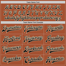 Load image into Gallery viewer, Custom Texas Orange Black-Cream Bomber Full-Snap Varsity Letterman Two Tone Jacket