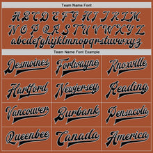 Load image into Gallery viewer, Custom Texas Orange Black-Gray Bomber Full-Snap Varsity Letterman Two Tone Jacket