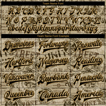 Load image into Gallery viewer, Custom Olive Black-Old Gold Military Badge 3D Pattern Design Bomber Full-Snap Varsity Letterman Salute To Service Jacket