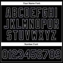 Load image into Gallery viewer, Custom Black Gray Guitar Music Festival 3D Pattern Design Bomber Full-Snap Varsity Letterman Jacket