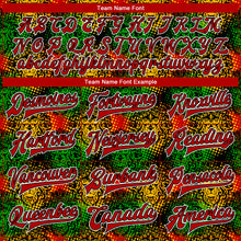 Load image into Gallery viewer, Custom Black Red-White Black History Month 3D Pattern Design Bomber Full-Snap Varsity Letterman Jacket