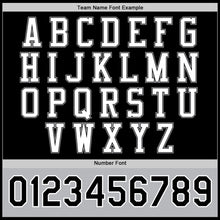 Load image into Gallery viewer, Custom Black White-Gray Bomber Full-Snap Varsity Letterman Two Tone Jacket