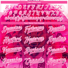 Load image into Gallery viewer, Custom Pink White Wolf With Dreamcatcher 3D Pattern Design Bomber Full-Snap Varsity Letterman Jacket