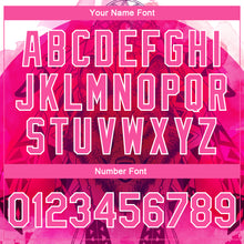 Load image into Gallery viewer, Custom Pink White Wolf With Dreamcatcher 3D Pattern Design Bomber Full-Snap Varsity Letterman Jacket