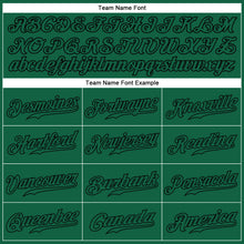 Load image into Gallery viewer, Custom Kelly Green Kelly Green-Black Authentic Baseball Jersey