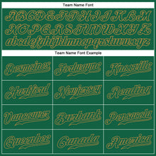 Load image into Gallery viewer, Custom Kelly Green Kelly Green-Old Gold Authentic Baseball Jersey