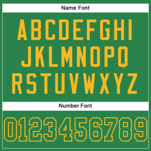 Load image into Gallery viewer, Custom Grass Green Grass Green-Gold Mesh Authentic Football Jersey