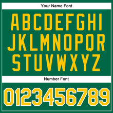 Load image into Gallery viewer, Custom Kelly Green Gold-White Authentic Sleeveless Baseball Jersey