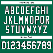 Load image into Gallery viewer, Custom Kelly Green White-Black Authentic Sleeveless Baseball Jersey