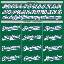 Load image into Gallery viewer, Custom Kelly Green White-Royal Authentic Baseball Jersey