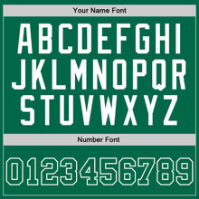 Load image into Gallery viewer, Custom Kelly Green Kelly Green-White Authentic Throwback Basketball Jersey