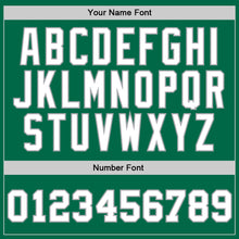 Load image into Gallery viewer, Custom Kelly Green White-Gray Authentic Throwback Basketball Jersey