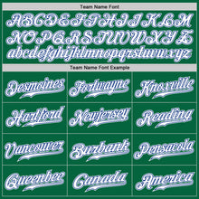 Load image into Gallery viewer, Custom Kelly Green White-Royal Authentic Baseball Jersey
