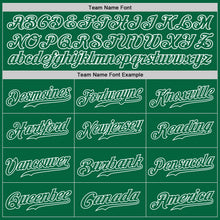 Load image into Gallery viewer, Custom Kelly Green Kelly Green-White Authentic Baseball Jersey