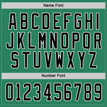Load image into Gallery viewer, Custom Kelly Green Black-White Hockey Jersey