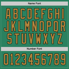 Load image into Gallery viewer, Custom Kelly Green Old Gold-Black Hockey Jersey