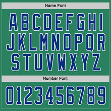 Load image into Gallery viewer, Custom Kelly Green Royal-White Hockey Jersey