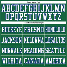 Load image into Gallery viewer, Custom Kelly Green Royal-White Mesh Authentic Football Jersey