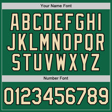 Load image into Gallery viewer, Custom Kelly Green Cream-Black Performance T-Shirt