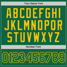 Load image into Gallery viewer, Custom Kelly Green Kelly Green-Gold Performance T-Shirt