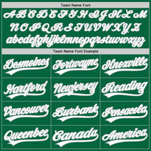 Load image into Gallery viewer, Custom Kelly Green White-Gray Authentic Baseball Jersey